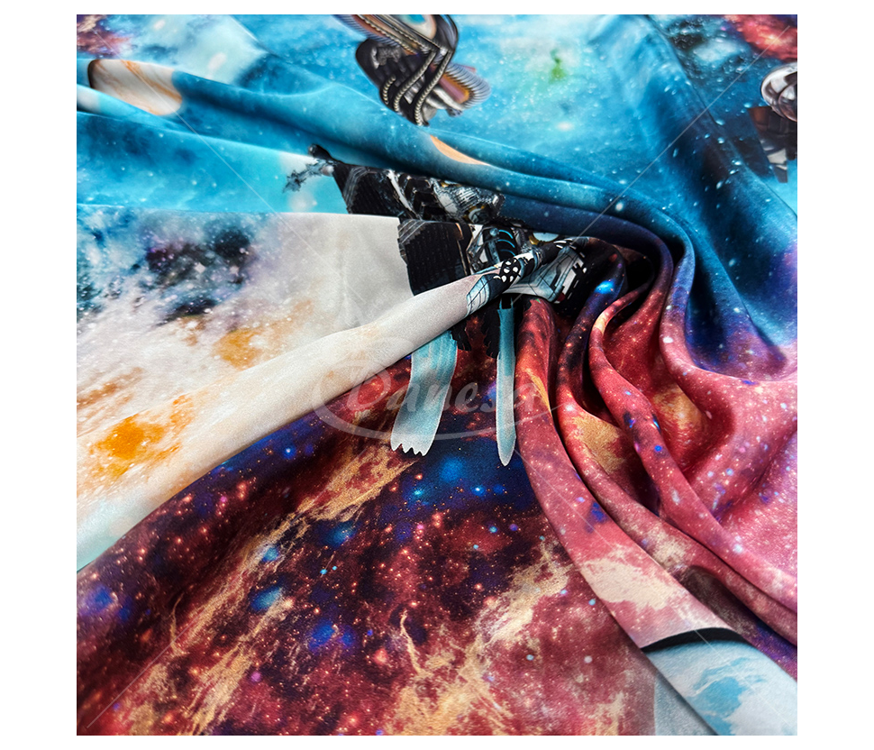 Natural silk "Space"