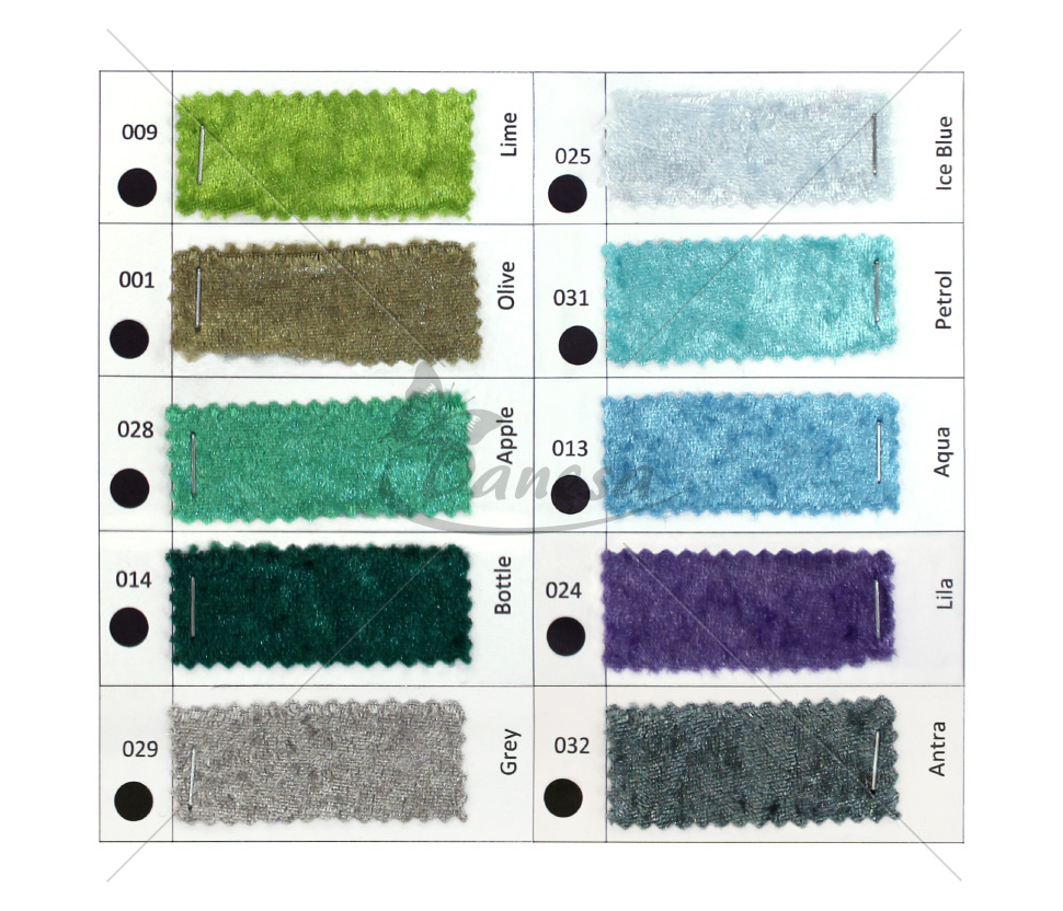 Crushed Velour / Velvet (Color Palette)