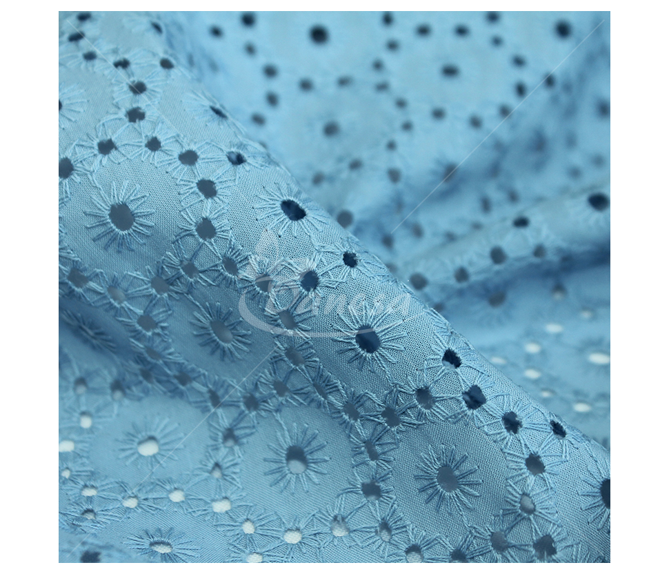 Embroidered cotton