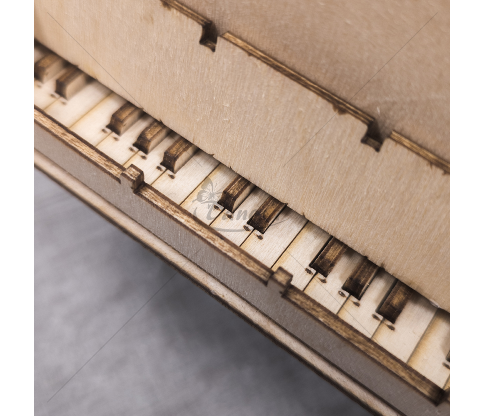 Handcrafted Wooden Piano