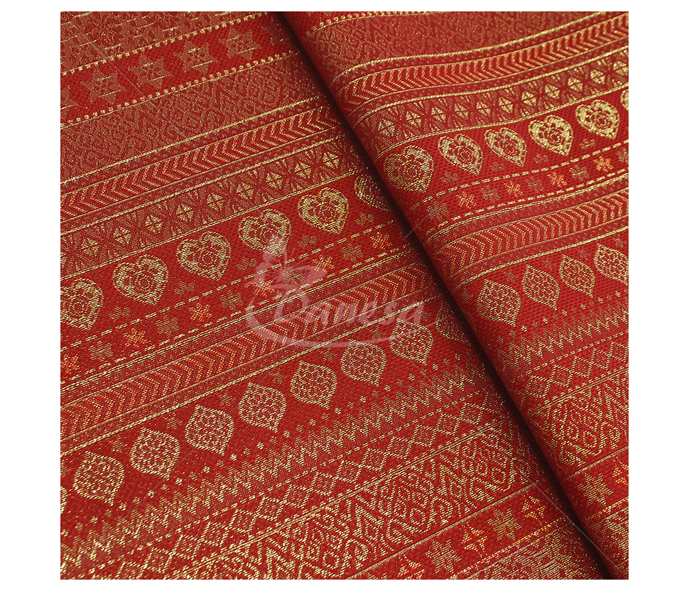 Linen-look fabric (Linen imitation) (CHRISTMAS)