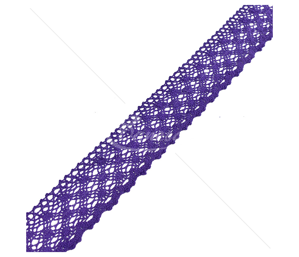 Decorative Cotton Lace Trim with Scalloped Edge 6 cm
