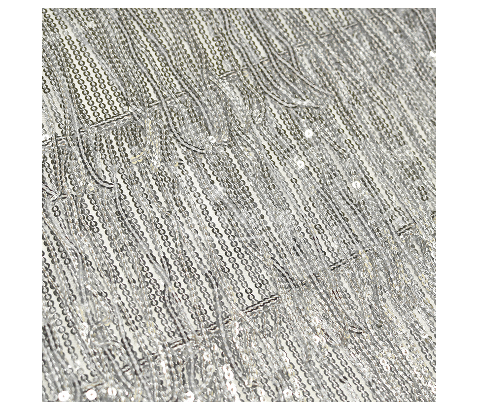Audinys siuvinėtas žvyneliais