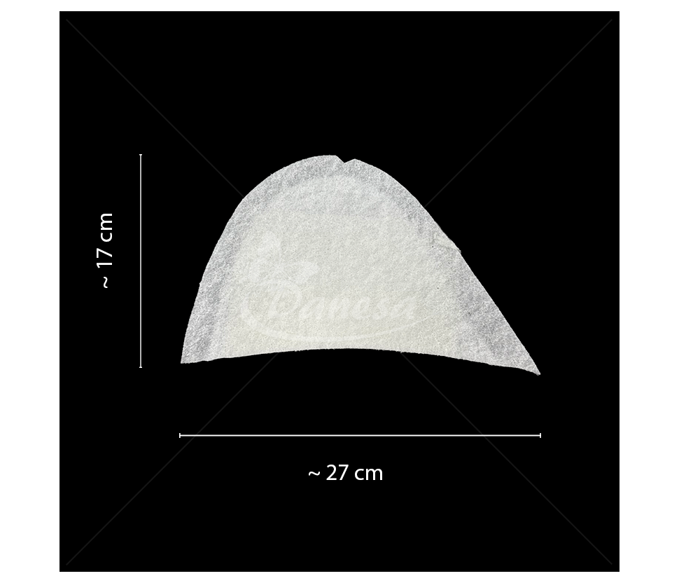 Large foam shoulder pad with felt covering