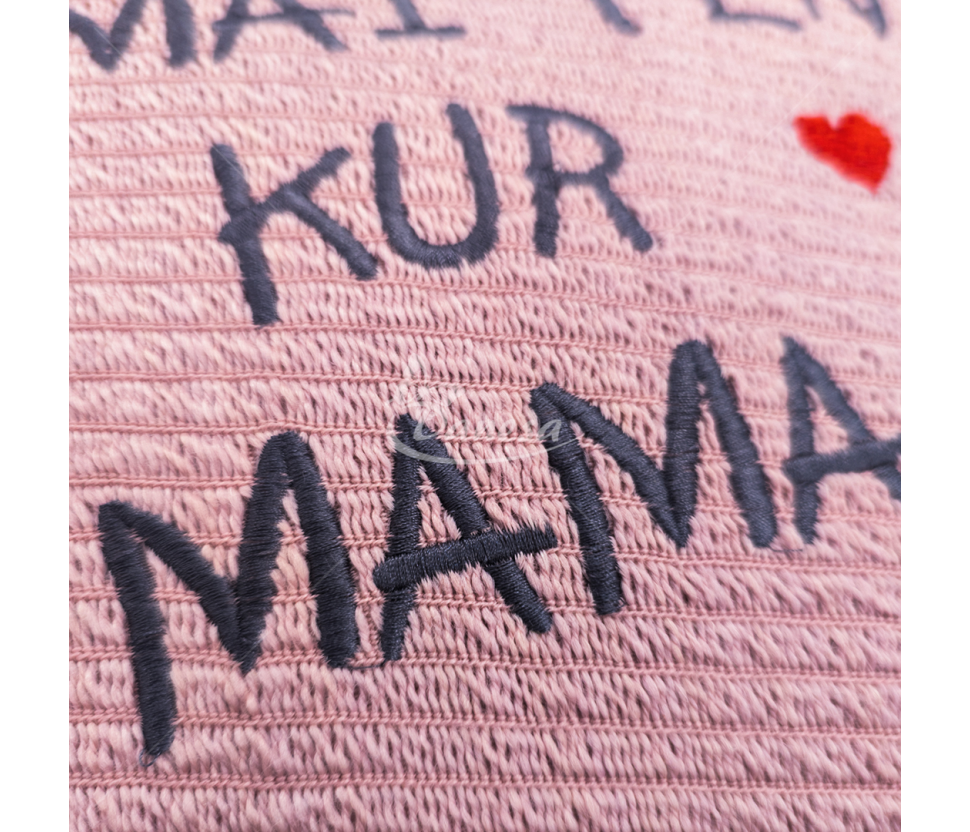 Pillow "Home is where Mom is"