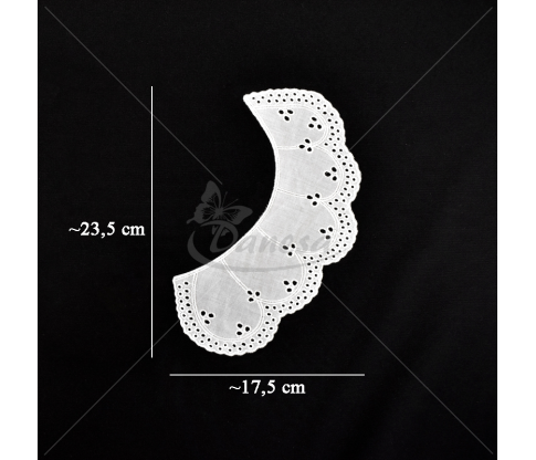 Sewn-on collar