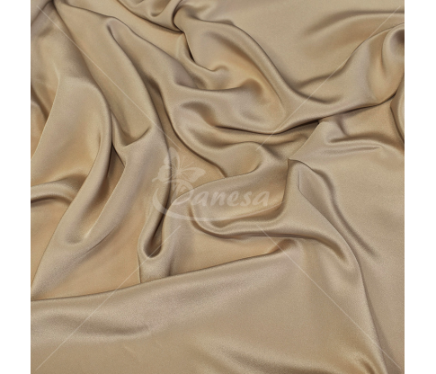 Natural silk, pastel brown color