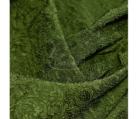 Jacquard, heraldic pattern, khaki