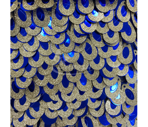 Shiny Decorative Sequin Trim with Mesh