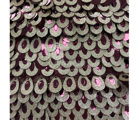Shiny Decorative Sequin Trim with Mesh