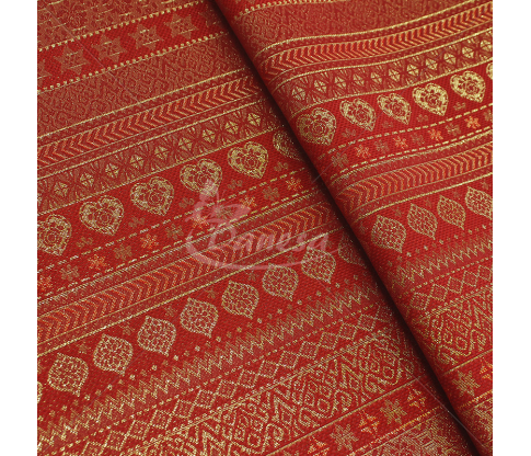 Linen-look fabric (Linen imitation) (CHRISTMAS)