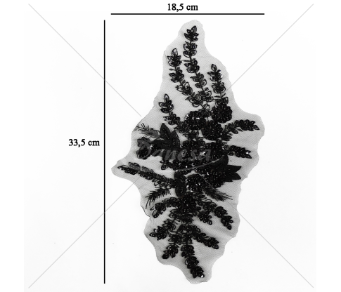 Tulle applique