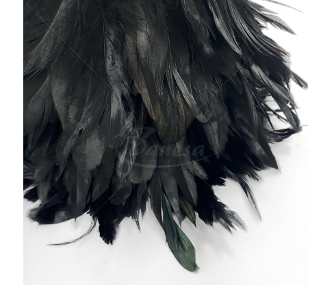 Rooster Feather Decorative Ribbon (long)