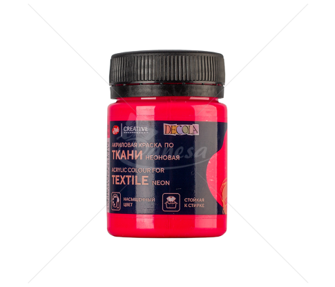 Acrylic paint for fabric DECOLA NEON