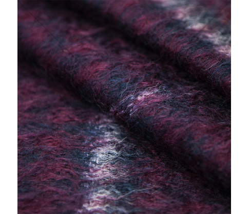 Coat fabric with mohair wool