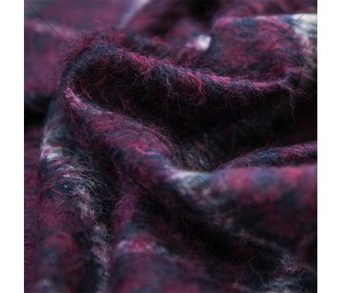 Coat fabric with mohair wool