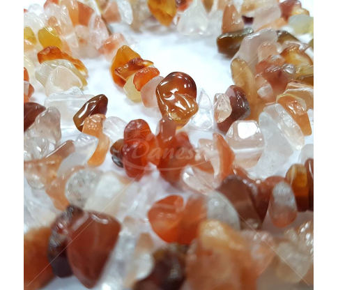 Stone necklace CARNELIAN