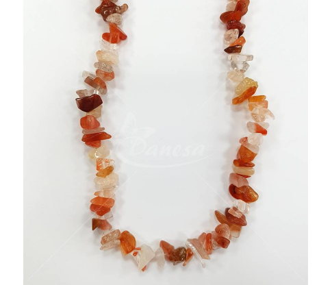Stone necklace CARNELIAN