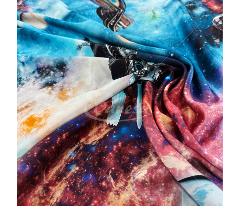 Natural silk "Space"