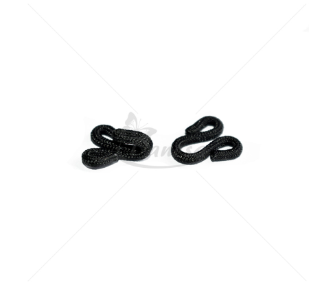 Hook and Eye Fasteners, Fabric Covered