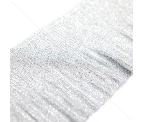 Glossy corrugated decorative tape