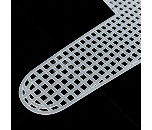 Plastic Canvas for Crocheting a Handbag, 18 x 9 x 4.5 cm