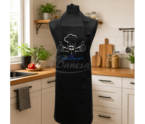 Men’s Apron “It’s Always Tasty Here”, XL–XXL