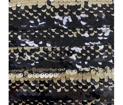 Shiny Decorative Trim with Fine Sequins and Mesh (Color Palette)