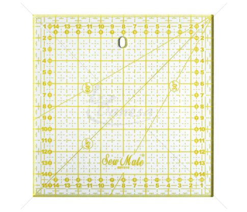 Square Quilting Ruler (16 × 16 cm)