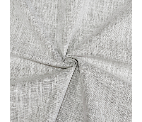 Blackout curtain fabric, woven texture, dark and light gray colors, 3,40m height