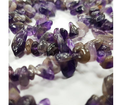 Stone necklace AMETHYST