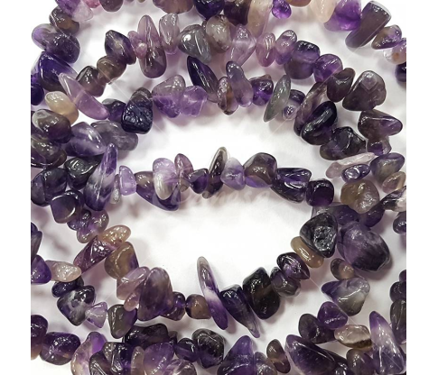 Stone necklace AMETHYST
