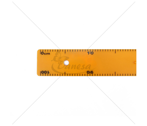 Liniuotė su centrine rankena, 100 cm, oranžinė