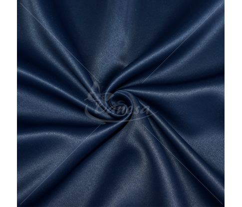 Blackout curtain fabric, smooth, dark blue color
