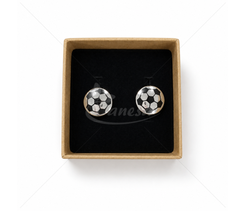 Men’s Metal Football Cufflinks