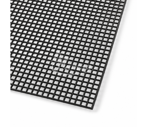 Juoda stačiakampė plastikinė kanva tapiko technikai, 20,2 x 30,4 cm