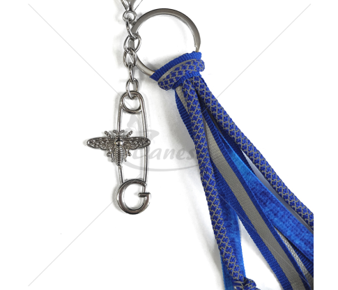 Keychain with reflector