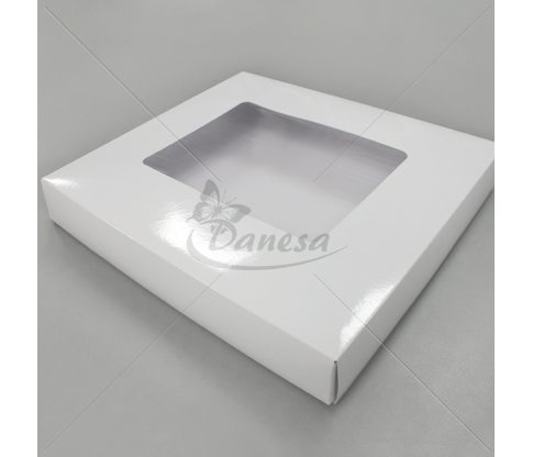Cardboard box with window