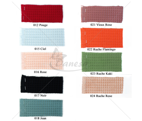 Waffle fabric (towel) Color palette