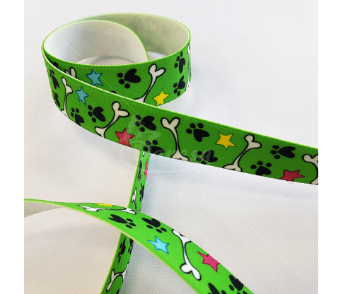 Decorative rubber "bone"