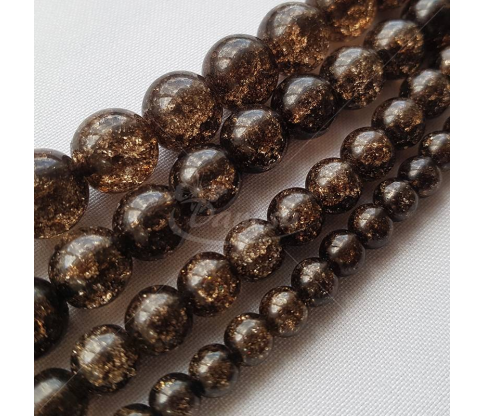 Broken quartz beads
