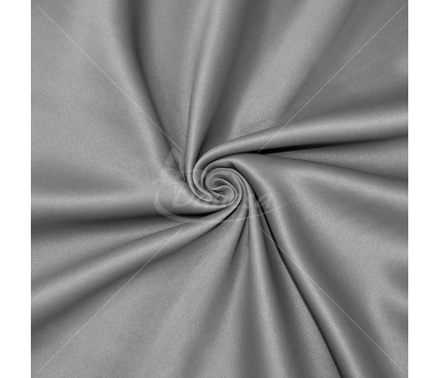 Blackout curtain fabric, smooth, light gray color