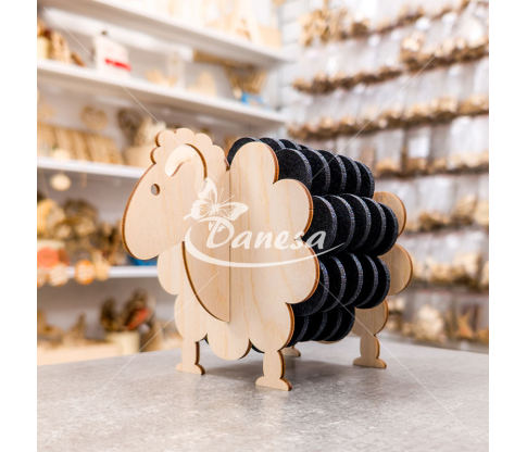 Sheep-shaped Coaster Holder