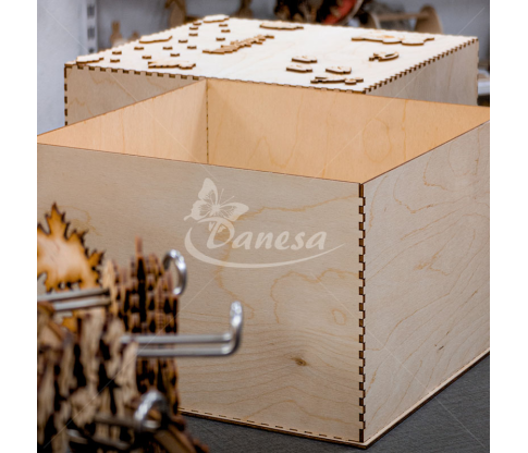 Large Wooden Christening Box