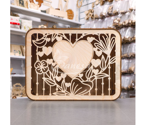 Wooden Box for Wedding Envelopes / Savings