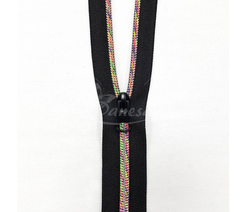 Complex spiral detachable zippers