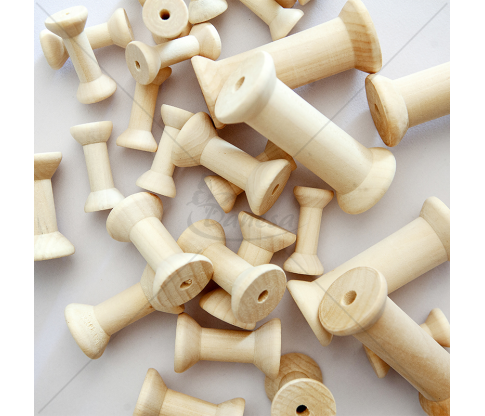 Wooden spool
