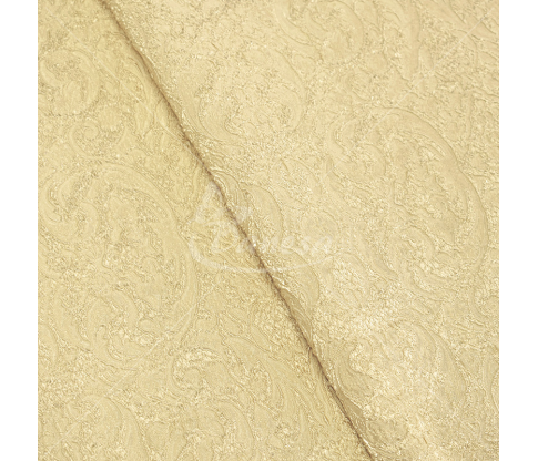 Jacquard, heraldic pattern, beige