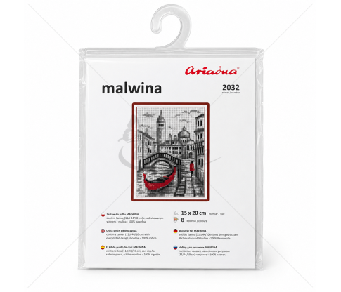 Embroidery Kit “Venice” with Threads, 15 × 20 cm