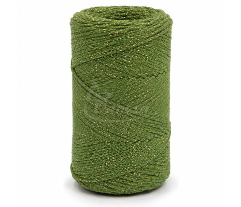 YarnArt Macrame Cotton Lurex хлопковая пряжа для макраме с люрексом, 250 г / 205 м